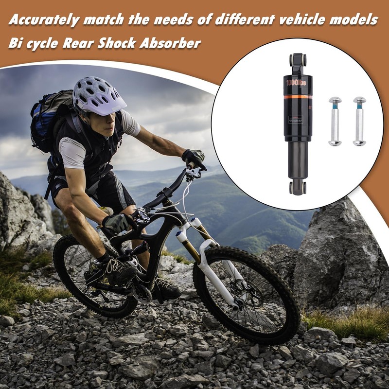 Shock Absorber Rear | Mountain Bike Damping,Compact Rough Terrain Rear