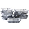 HAYCH 50 Large Aluminium Disposable Reusable Foil Food Container with