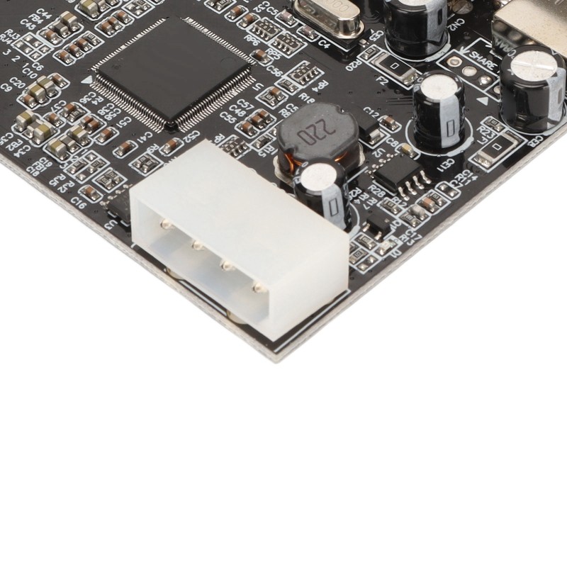 PCIe to USB2.0 Expansion Card 4 Ports 4 Pin Power