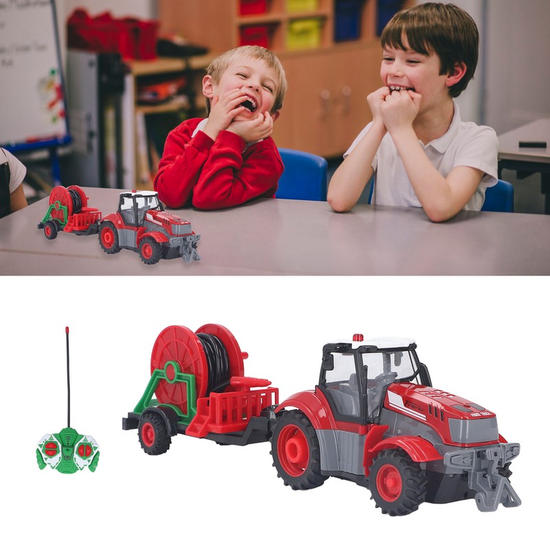 RC Farm Tractor Toy Educational Rechargeable Remote Control Farm Truck