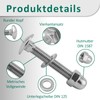 DSM - Carriage Bolts M8 x 75 mm DIN 603