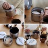 Kobo Aizawa Stainless Steel Coffee Canister Small Size Coffee Canister