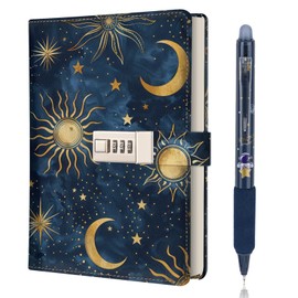 Diary with Lock, Diary Boys, Notebook Children, First Day of School Birthday Gifts for Boys 8 9 10 11 12 13 14 15 Years, A5 PU Leather Journals with Code Pen for Teenagers Set