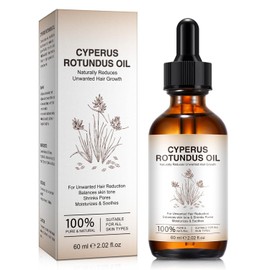 Cyperus Rotundus Oil - Natural Hair Removal Oil for Smooth Skin, Reducing Body Hair Growth - Soothing & Gentle Formula for Hair Removal - Cyperus Rotundus Oil, Ideal for Hair Removal