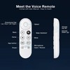 Voice Remote Control Compatible with Google Chromecast 4k Snow Streaming