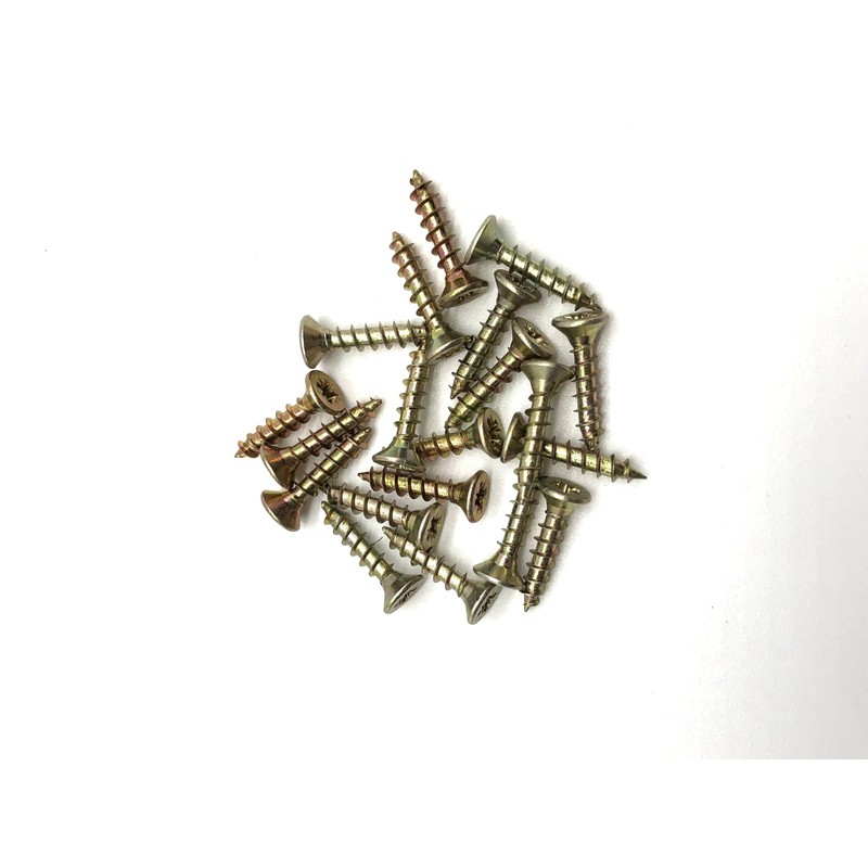 190 pc Premium Wood Screw Assortment Postal Box (M3, M3.5