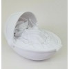 ErnicShop 3" Baby Yoda in Crib 3D Printed Mandalorian White