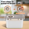 CODOHI 304 Stainless Steel Loaf Bread Pan with Lid, 7.3x4.9x4.3