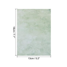 PATIKIL 7.1x5.2" Scrapbook Texture Paper Set, 15pcs Mixed Special Paper Mesh Fabric Craft Textured Paper Sheet for Journal Card Making DIY Decor Supply, Green