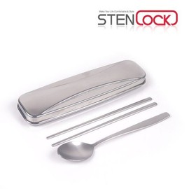 Steinlock All-Stainless Cutlery Case Set / 스텐락 올스텐 수저 케이스 세트