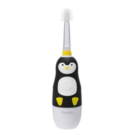 VIVATEC(ビバテック) 子供用電動歯ブラシ ピカるん ぶるぶるはぶらし ぺんぎん 23cm ブラック 1個 (x 1)
