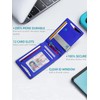 Men's Carbon Fiber Pattern Wallet, Ultra-thin Minimalist Multi Card Slot