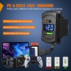 Nilight 8 Gang Rocker Switch Panel with PD Type C