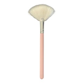 Brocha Facial Abanico,cerda Natural Profesional