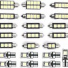 JahyElec 23PCS Car Interior Combo LED Map Dome Door Trunk