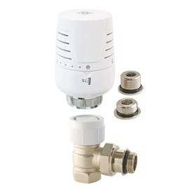 SOMATHERM FOR YOU, 601522104, Thermostatic Valve T302 Universal Angle 3/8 (12 x 17) or 1/2 (15 x 21), Compatible with All Standard Thermostat Heads M30 x 1.5 on the Market
