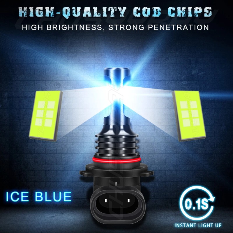 CHUSYYRAY 9005 9006 LED Headlights Kit Combo Bulbs 8000K High