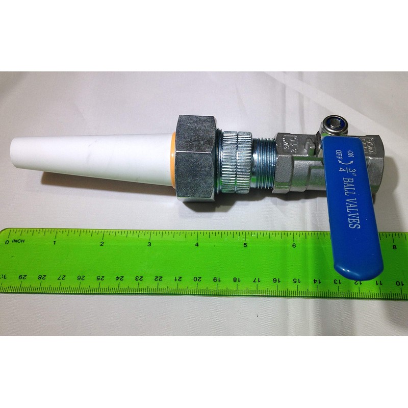 Large Ceramic Sandblaster Assembly: C1 (5/16" ID) Nozzle Tip, Steel