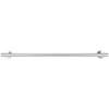 Stainless Steel Single Rod Towel Rack Round Base Bathroom Bedroom