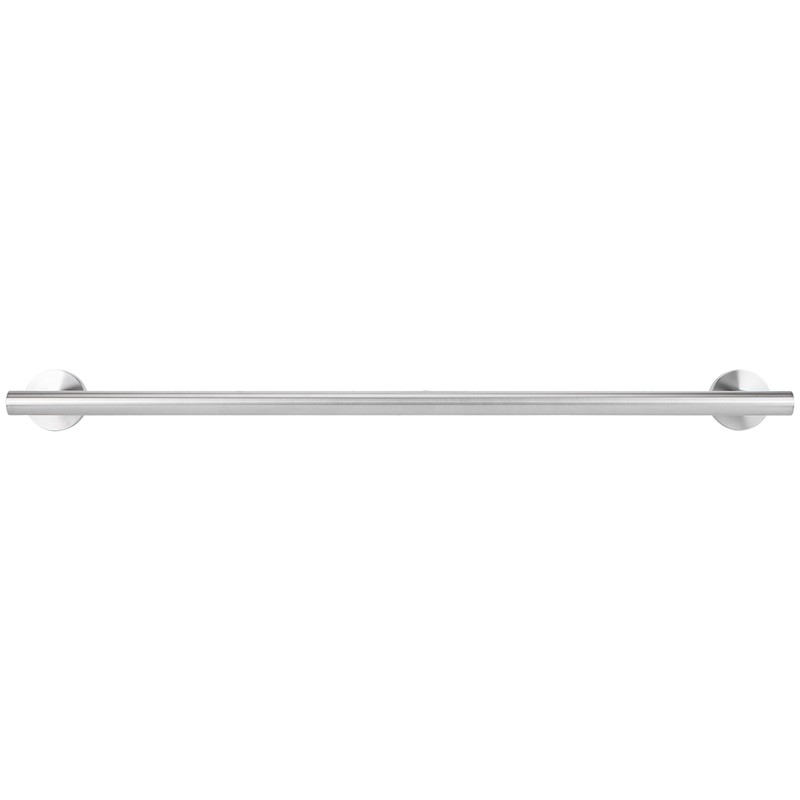 Stainless Steel Single Rod Towel Rack Round Base Bathroom Bedroom