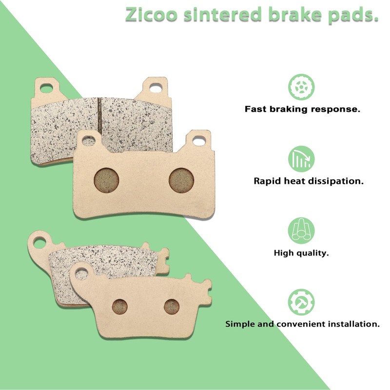 ZICOO Sintered Brake Pads for Honda CBR1000RR CBR 1000RR 2006-2016