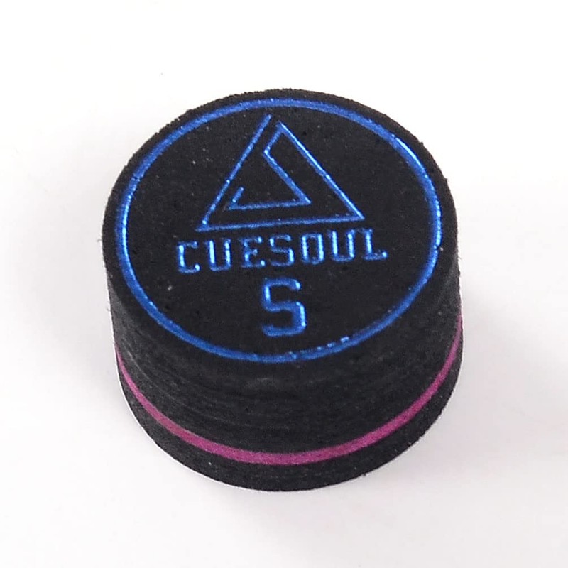CUESOUL 6 Stück 9 Layer-14mm Pigskin Queue Spitzen für Billiard