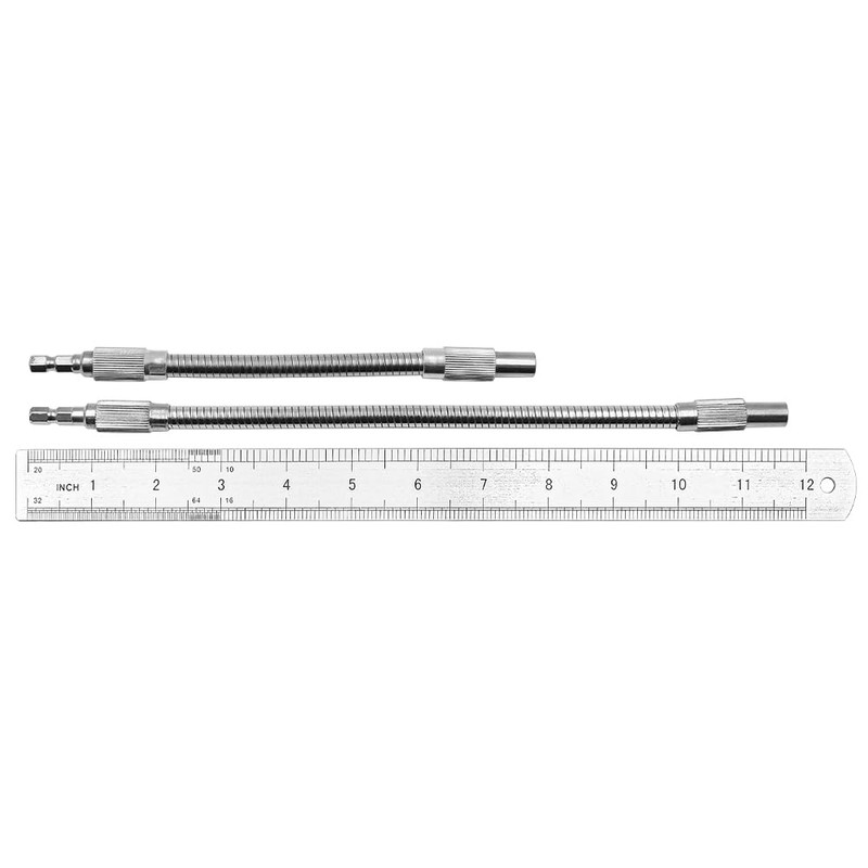Alnicov 2 Pcs Flexible Extension Screwdriver Drill Bit Shaft Holder