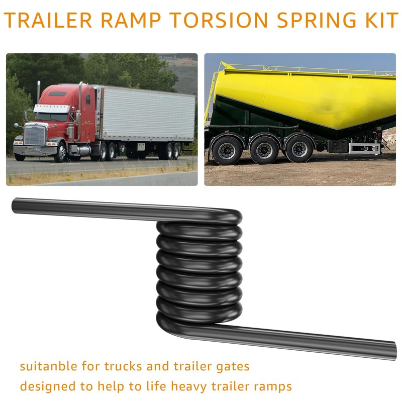 Wllead 1 Pair Heavy Duty Trailer Ramp Springs, 2000 lb