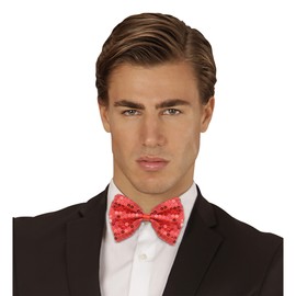 Red Sequin Bow Ties Accessory for Fancy Dress