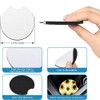 100 pcs Sublimation Coasters Blanks,Absorbent Neoprene Fabric Coasters Car Cup