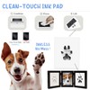 MYPAWLETS Ink&Clay Paw Print Kit Keepsake,Inkless Ink Pad & Soft