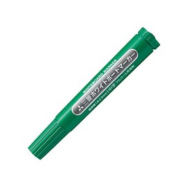 Mitsubishi Pencil Dry Erase Marker, Medium Point, Round Point, Green PWB4M.6