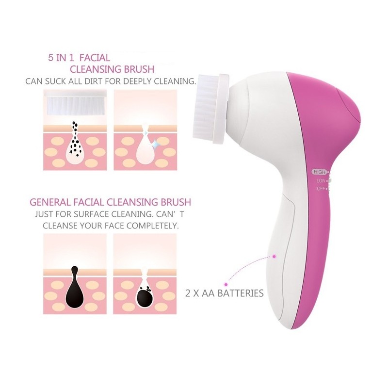Facial exfoliation pore massager deep face cleansing / 얼굴 각질제거
