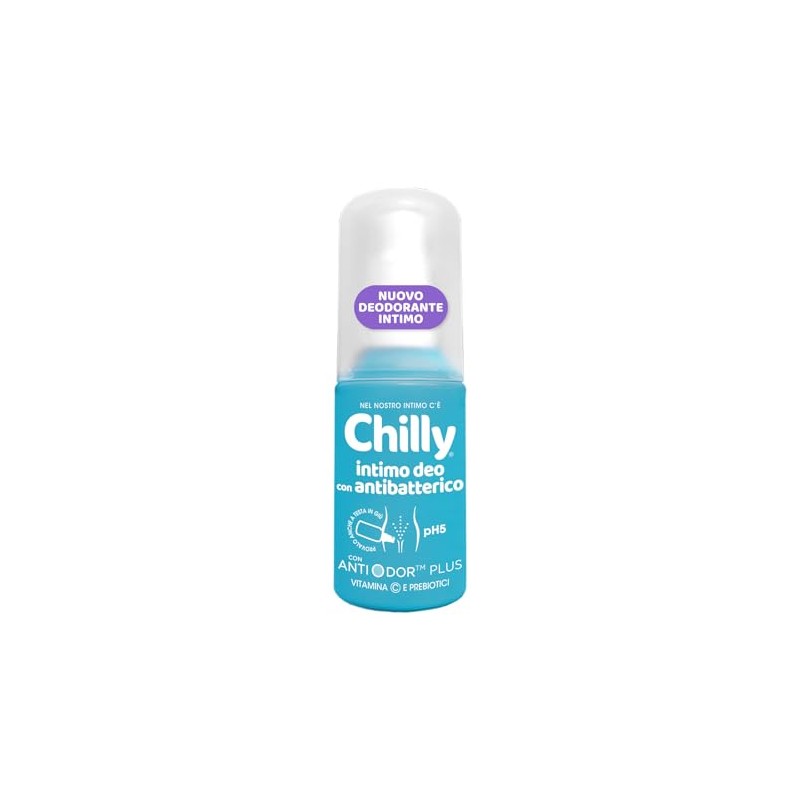 Chilly, Deodorante Intimo con Antibatterico, Azione Protettiva Contro i Cattivi