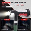 BigAlex Folding Walking Cane with Two Led Lights for Elderly