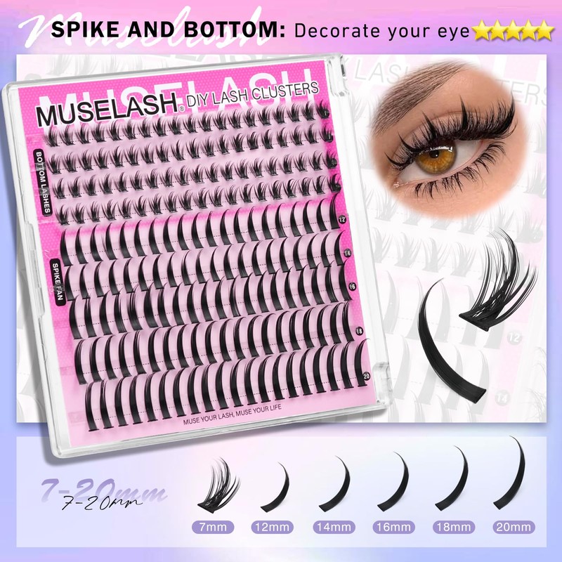 Fluffy Lash Clusters Kit 5 Styles Volume Eyelash Clusters 617