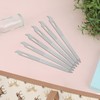 6-Piece Stainless Steel Nail File Set with Cleaner Tip -