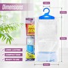 x5 Disposable Wardrobe Dehumidifier Hanging Bags - Specially Designed to