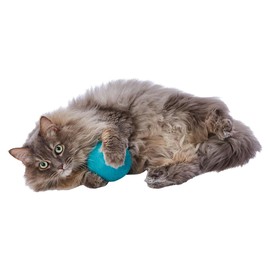 ADD. MATE Happiness Cat Wool Ball MAX Cat Toy, Turquoise