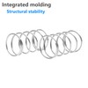 Qrity 10Pcs Coil Extended Compressed Spring, Compressed Springs, Stainless Steel