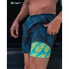 maamgic Mens 5 Inch Stretch Swimming Shorts Compression Liner Swim