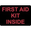 StickerTalk First Aid Kit Inside Vinyl Sticker, 9 inches by