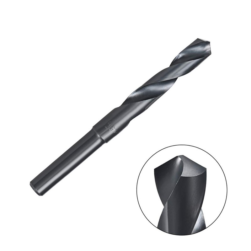 sourcing map Reduced Shank Drill Bit 14.5mm High Speed Steel
