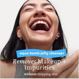 belif Aqua Bomb Hydrating Jelly Cleanser, Gentle Hydrating Face Wash, Mild Facial Cleanser,Good for Dryness, Uneven Texture, Gel-to-Foam Cleanser,For All Skin Types, Korean Skin Care