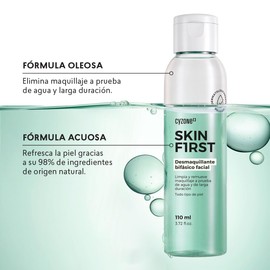 Cyzone Desmaquillador Bifásico Facial Skin First, 110ml.