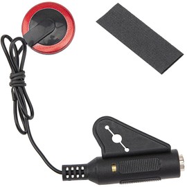 Guitar Pickup, For Ukulele, External Sound Rejection, Piezo Pickup, For Guitar/Mandolin/Violin/Ukulele, Clip-on Type, Length, Black, Violin, Banjo Mandolin, Piezo, Acoustic Guitar, Microphone Pickup,