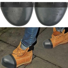 FOWSRHRG Steel Toe Inserts, 1 Pair Steel Toe Shoes for Women Men, Boot Toe Guards Steel, Toe Inserts for Shoes Steel Toe Covers for Shoes USA 10 Size CN 45 Work Boot Toe Guard