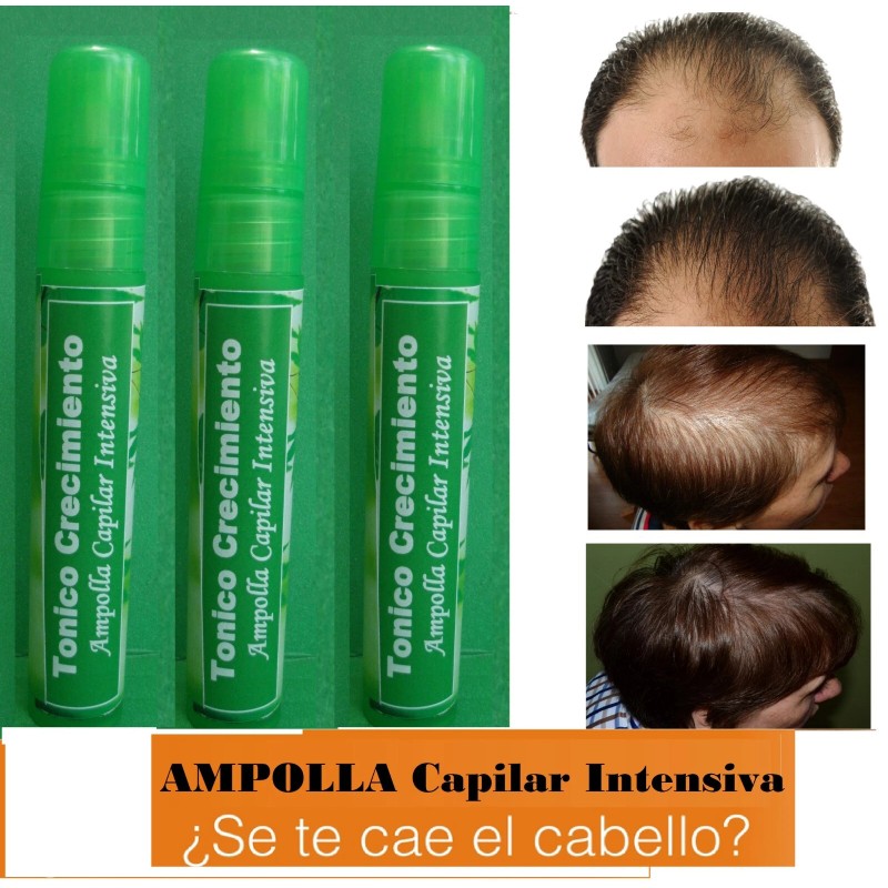 All Natural SHAMPOO CRECIMIENTO 1 Lt + 3 AMPOLLAS CRECIMIENTO