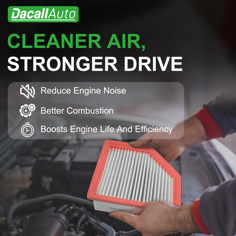 Dacall Activated Carbon Cabin & Engine Air Filter Set fit