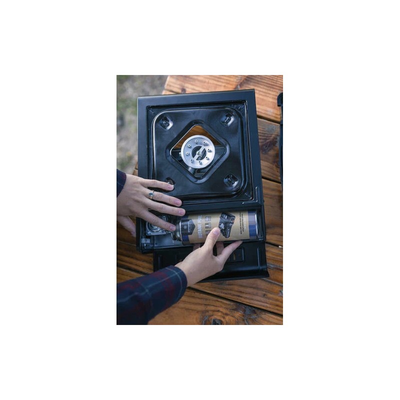 Stansport Black Portable Butane Gas Camp Stove Single Burner Ultra